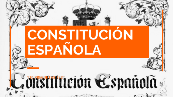 test constitucion española